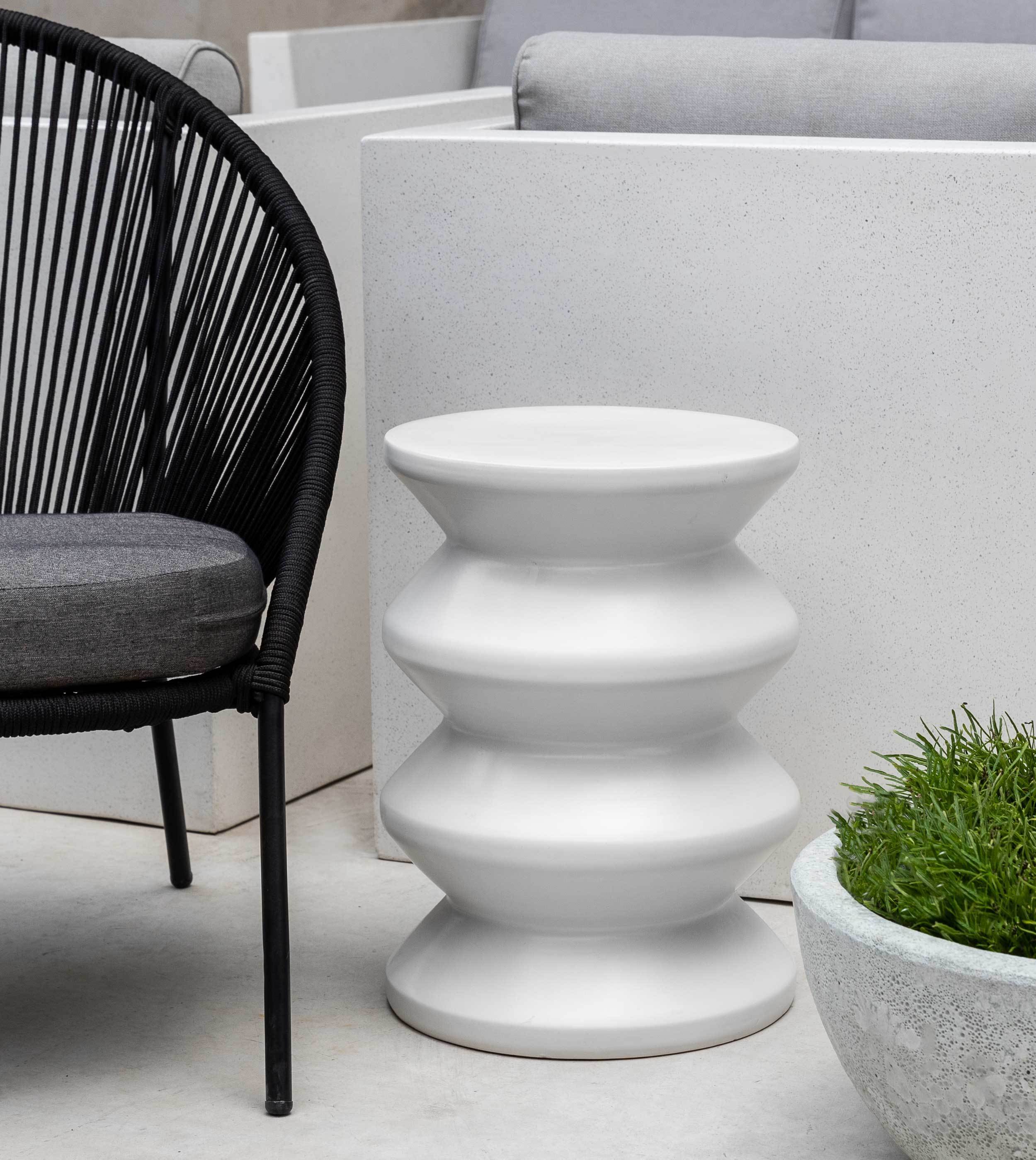 Photo of Campania Zigzag Garden Table - S/1 - Exclusively Campania