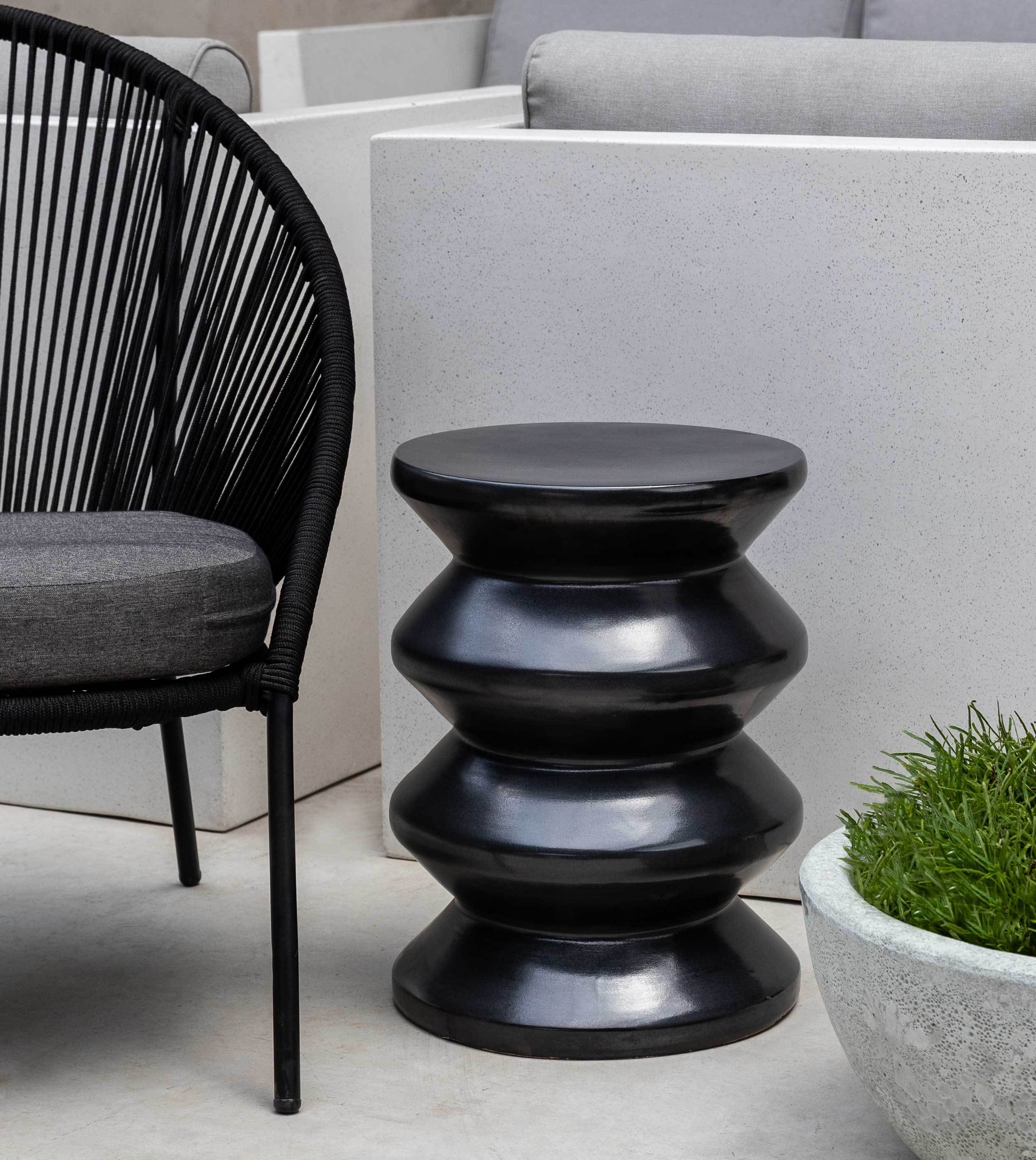 Photo of Campania Zigzag Garden Table - S/1 - Exclusively Campania