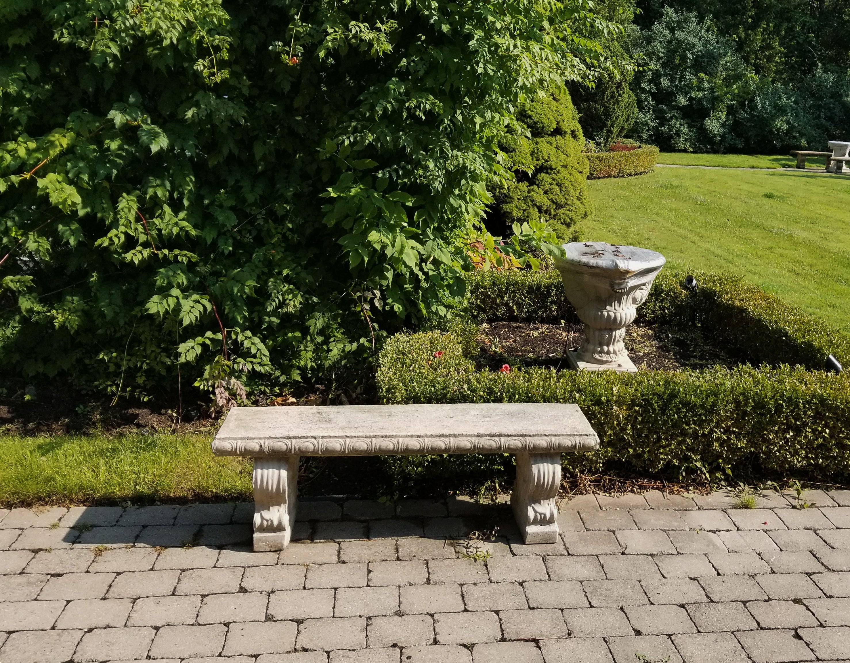 Photo of Campania Traditional Straight Bench - Exclusively Campania
