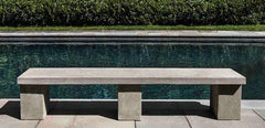 Photo of Campania Biscayne Bench - Exclusively Campania