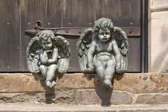 Photo of Campania Sitting Cherub Medium - Exclusively Campania