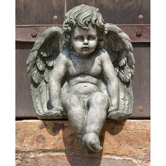 Photo of Campania Sitting Cherub Medium - Exclusively Campania