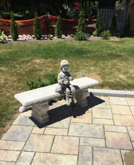 Photo of Campania Traditional Straight Bench - Exclusively Campania