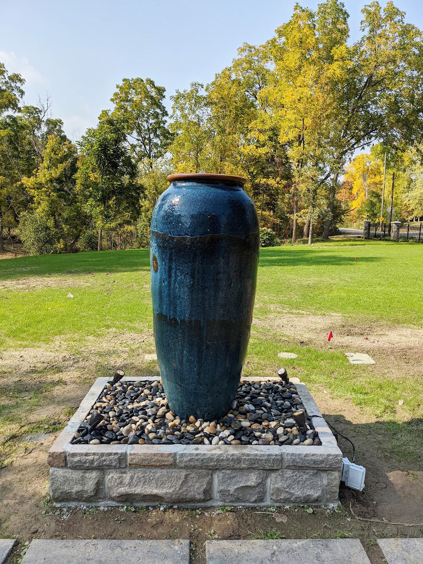 Photo of Campania Sora Jar - Rustic Blue - Exclusively Campania