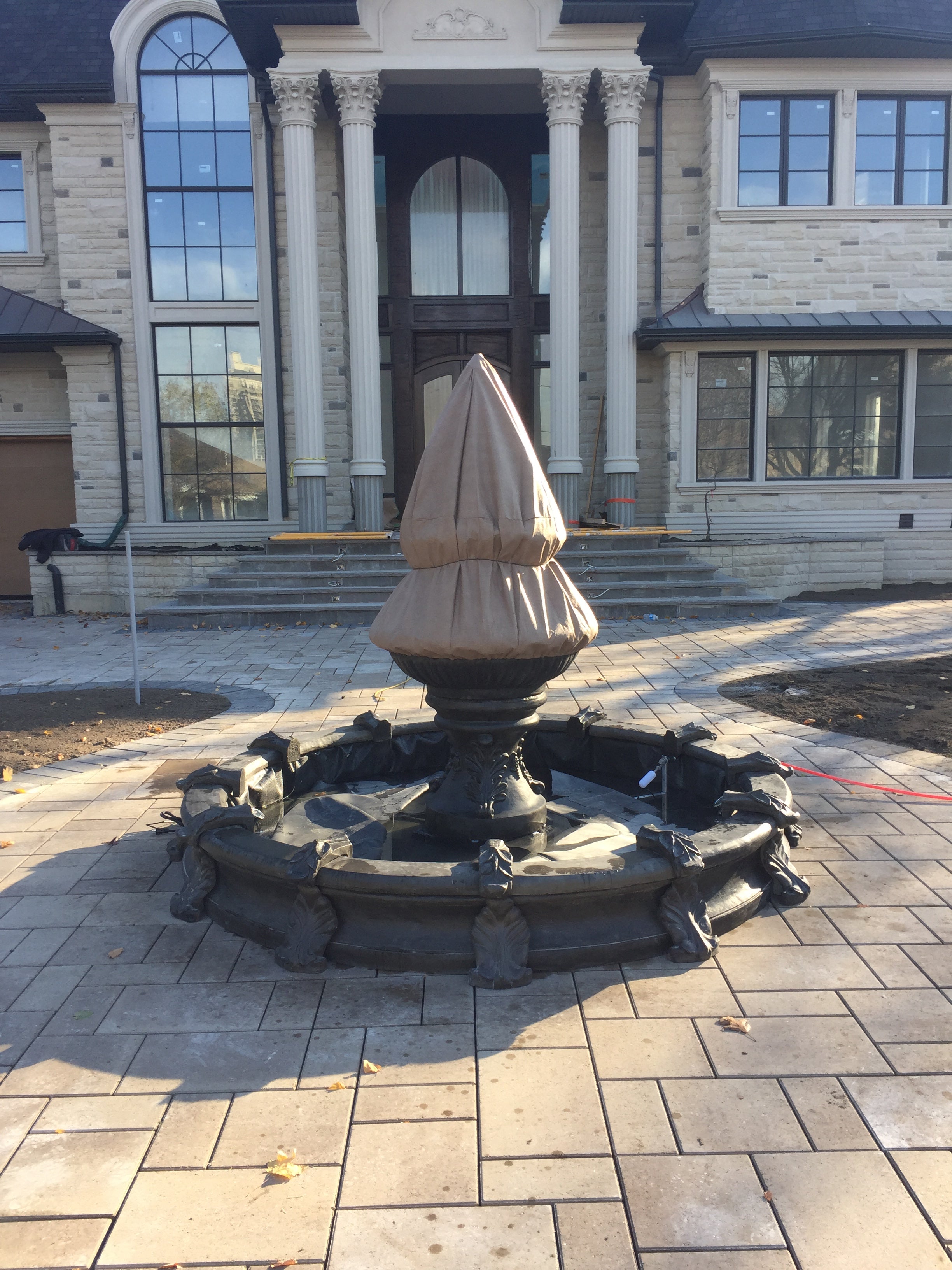 Photo of Campania Fountain Winter Covers - Exclusively Campania