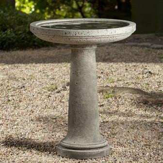 Photo of Campania Isleboro Birdbath - Exclusively Campania