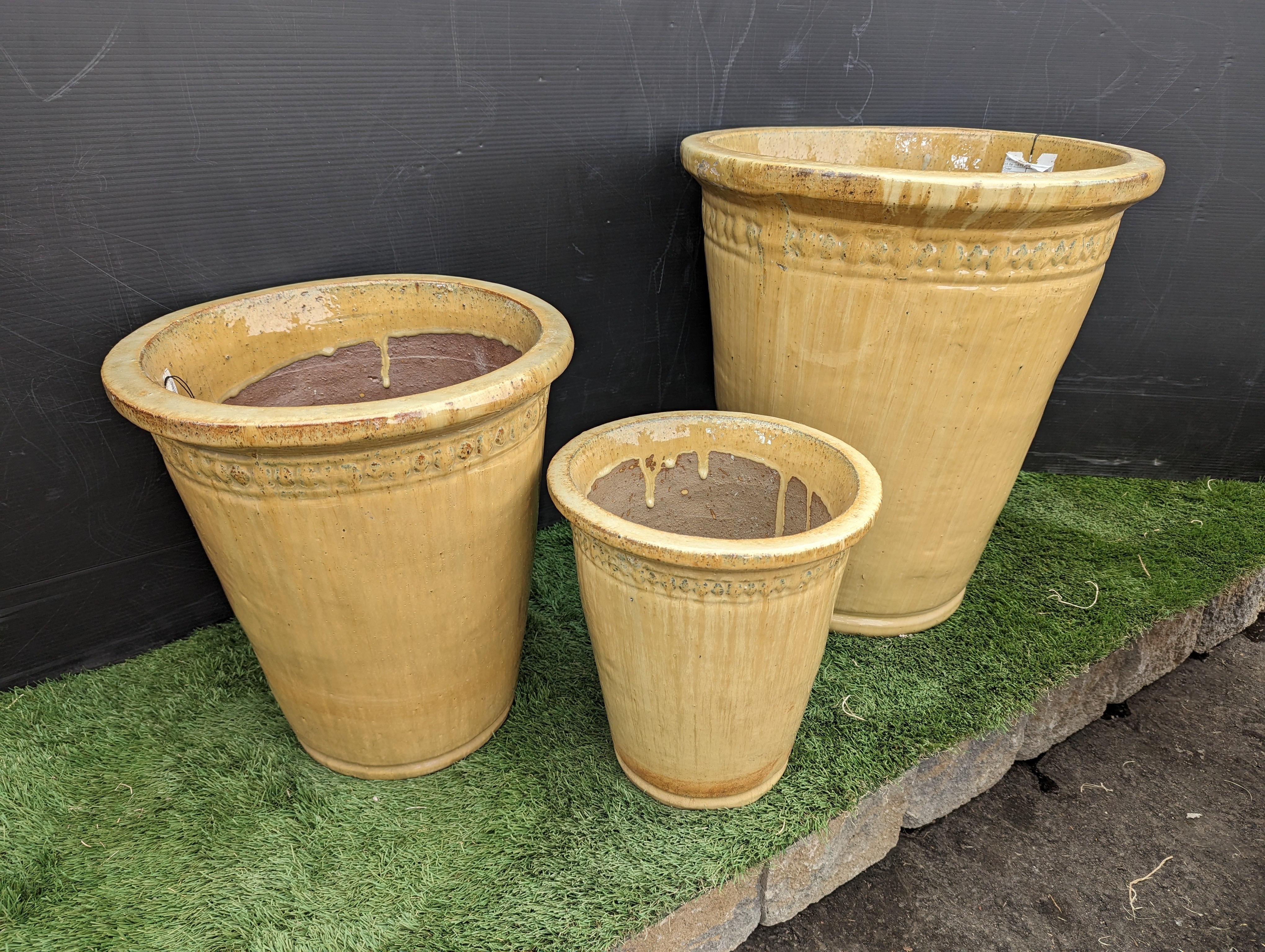 Photo of Campania Portales Planter - Brown - Exclusively Campania