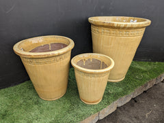 Photo of Campania Portales Planter - Brown - Exclusively Campania