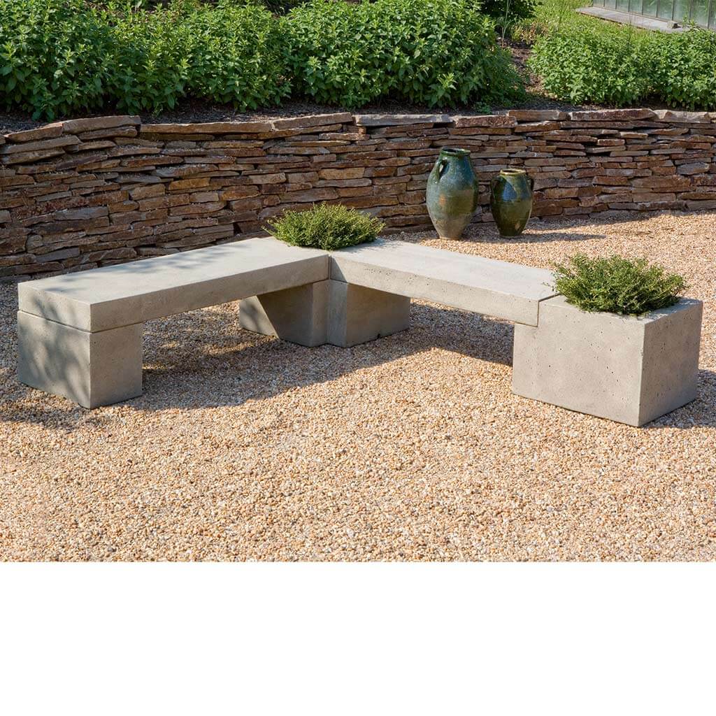 Photo of Campania Modular Bench - Exclusively Campania