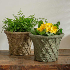 Photo of Campania Antique Lattice Planter - Exclusively Campania